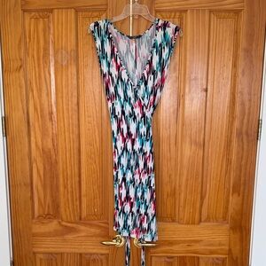 Tart Vibrant wrap Dress - Pink, Blue, Black